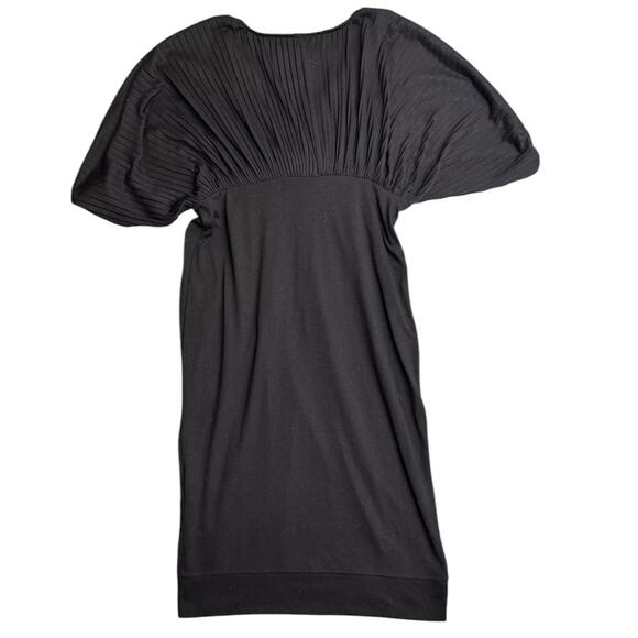 Zara Women Evening Collection‎ Small Black Mini Dress Y2K Kimono Short Sleeve - Picture 14 of 16